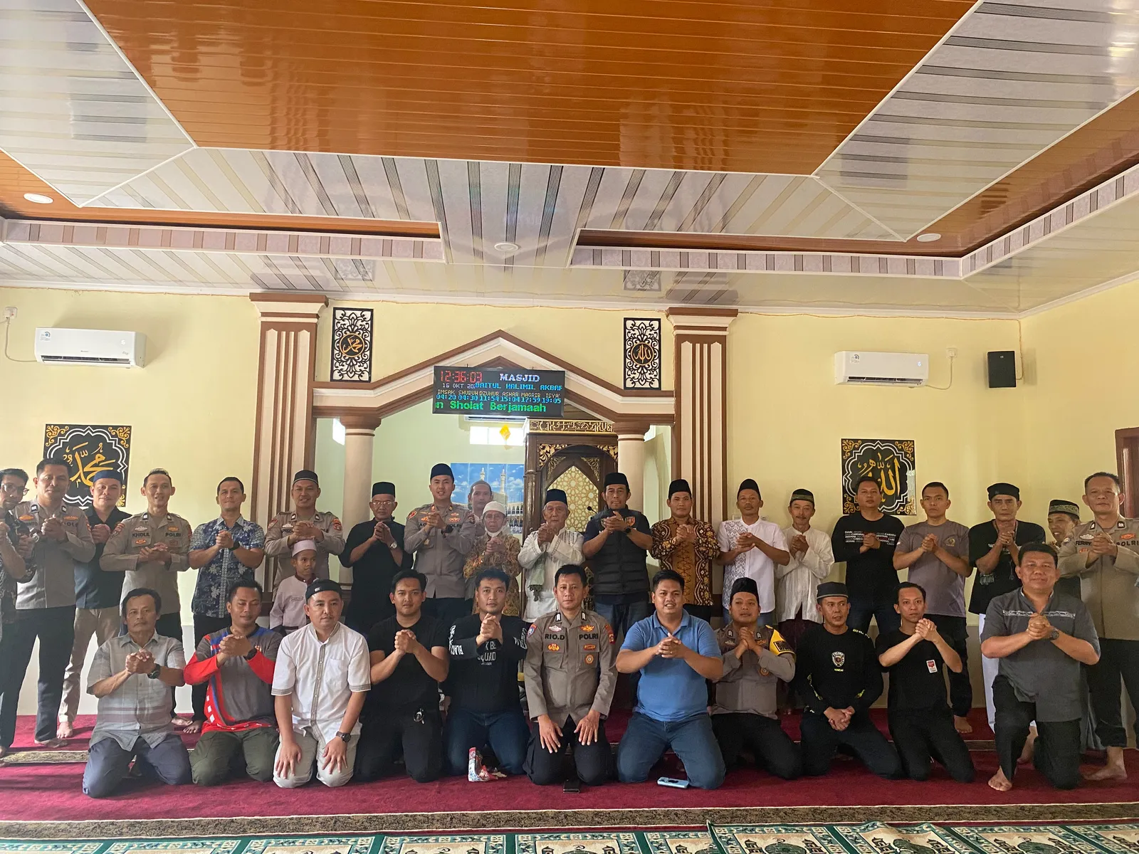 Kerukunan Warga Tanah Abang Ditekankan dalam Jumat Keliling Kapolsek Batanghari Leko