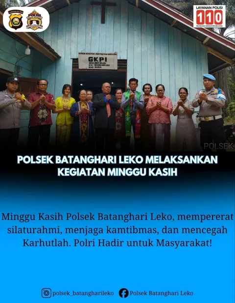 Jaga Keamanan Lingkungan, Jemaat GKPI Bukit Selabu Diajak Aktif Melapor kepada Polisi
