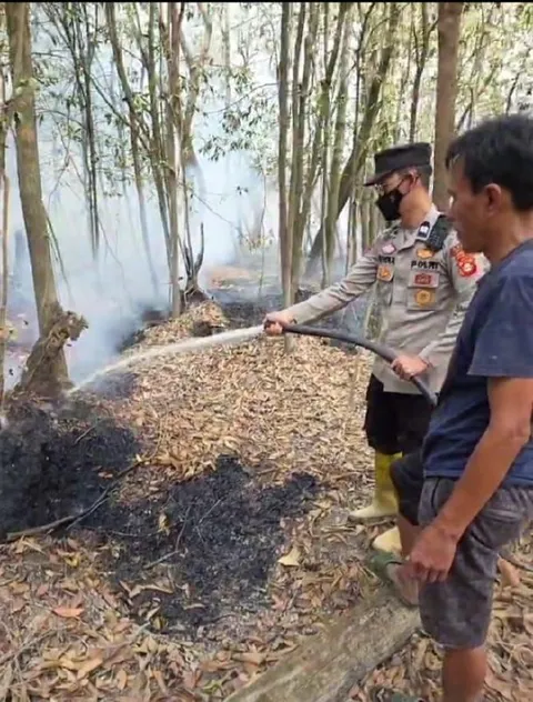 Lahan Terbakar di Tanah Abang, Pengaduan Warga Ditindaklanjuti hingga ke Lokasi